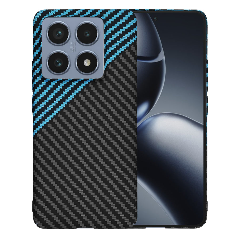 Ovitek za Xiaomi 14T Pro, Techsuit, Carbonite FiberShell, Črna Bleu