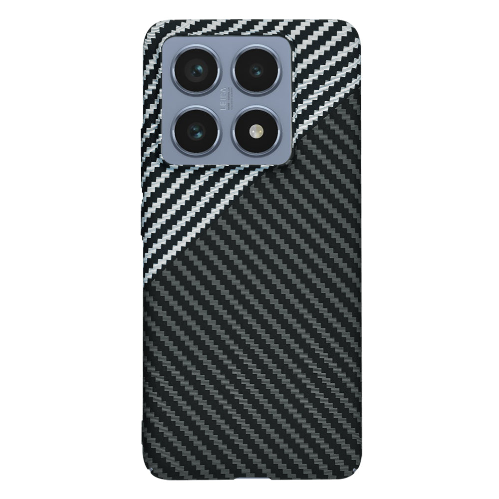 Ovitek za Xiaomi 14T Pro, Techsuit, Carbonite FiberShell, Črno Siva