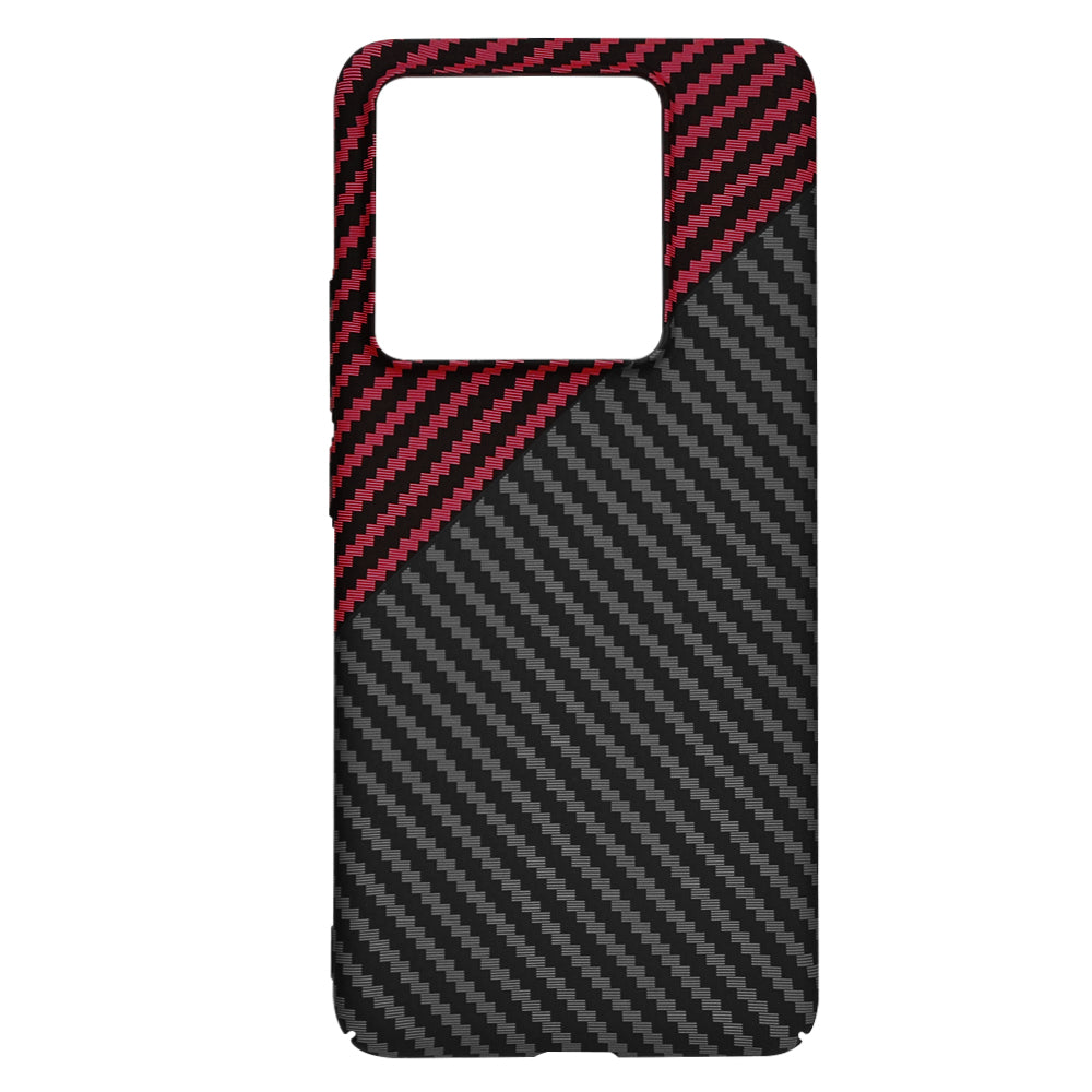 Ovitek za Xiaomi 14T Pro, Techsuit, Carbonite FiberShell, Črno Rdeč