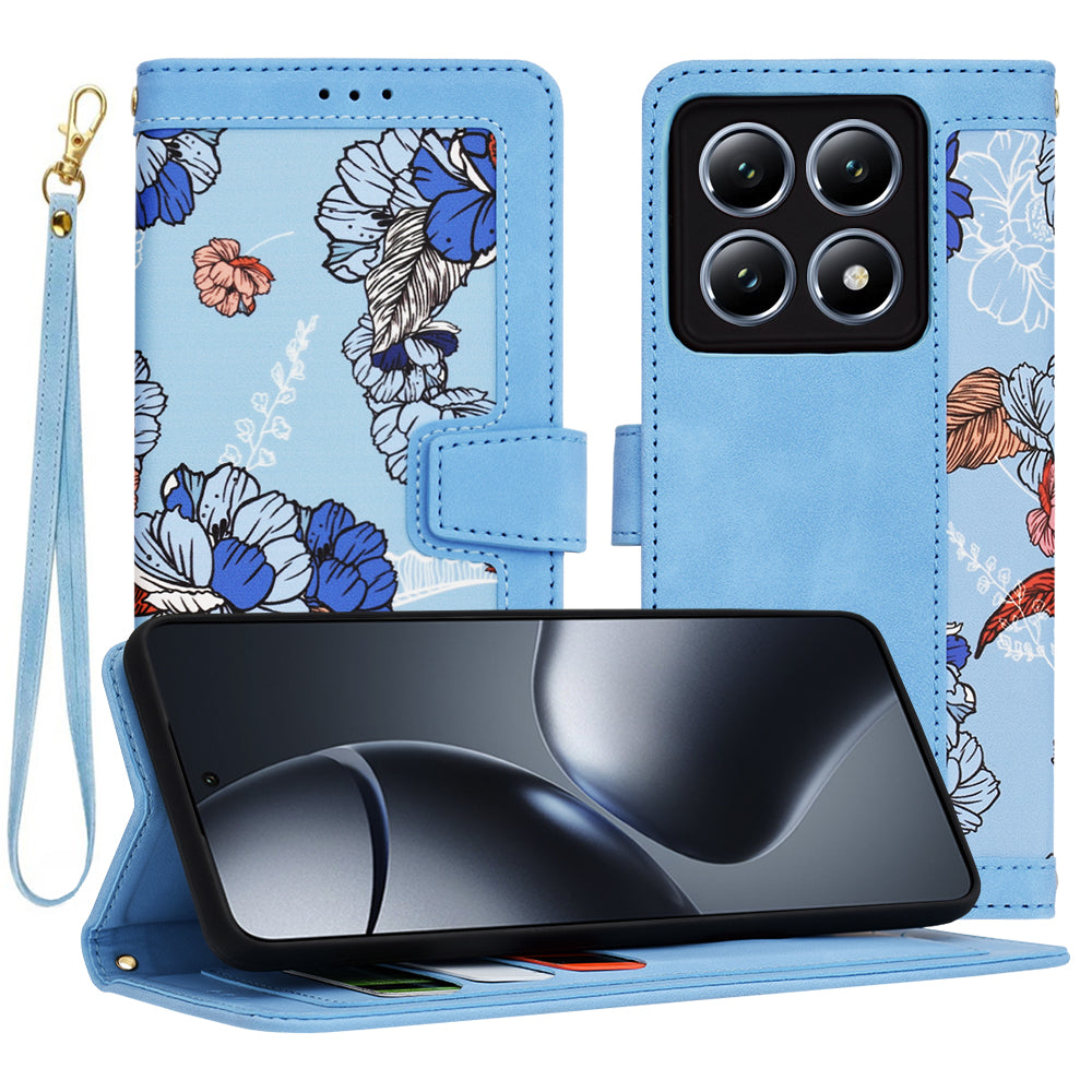 Ovitek za Xiaomi 14T Pro, Techsuit, FlipCraft, Modra