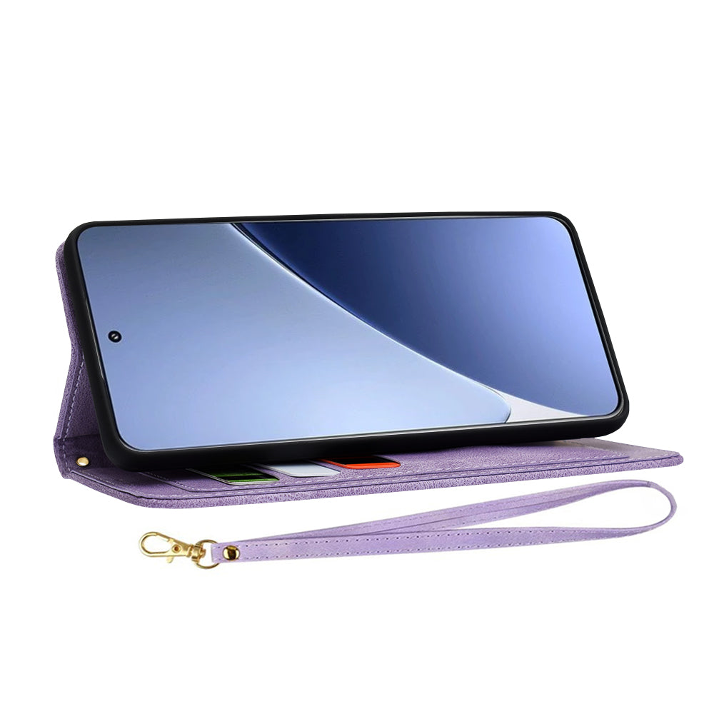 Ovitek za Xiaomi 15 Pro, Techsuit, FlipCraft, vijoličen