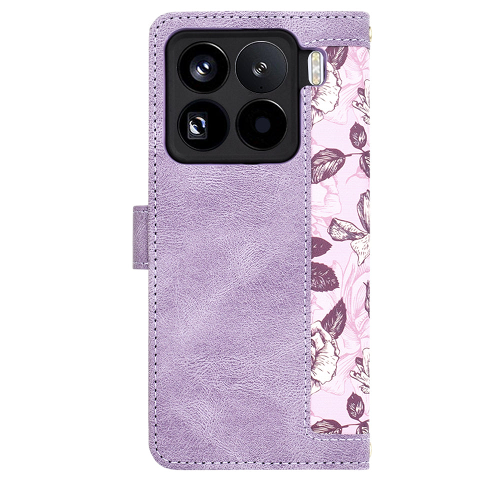 Ovitek za Xiaomi 15 Pro, Techsuit, FlipCraft, vijoličen