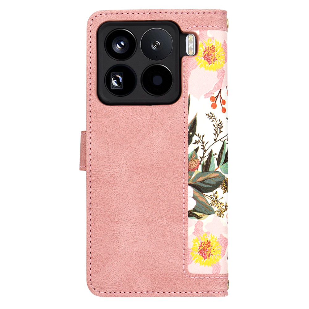 Ovitek za Xiaomi 15 Pro, Techsuit, FlipCraft, roza