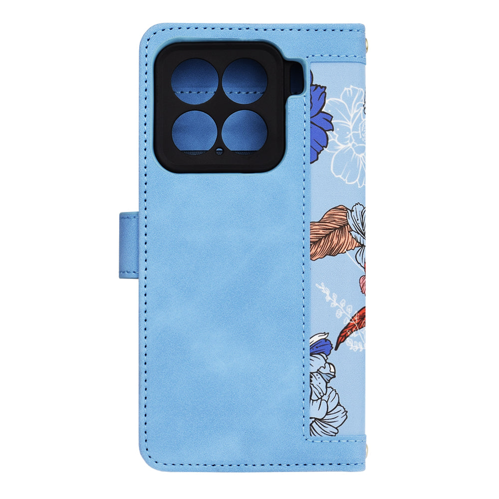 Ovitek za Xiaomi 15, Techsuit, FlipCraft, modra