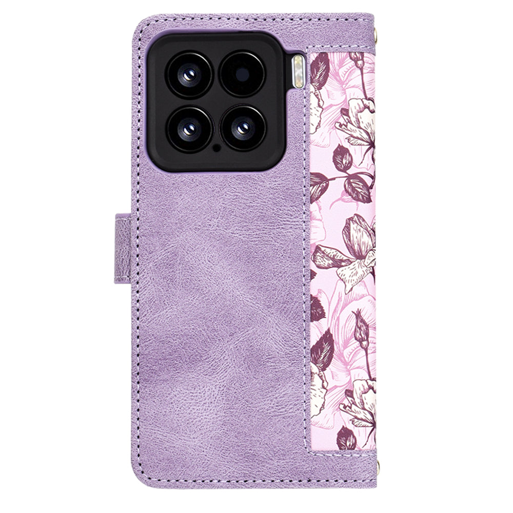 Ovitek za Xiaomi 15, Techsuit, FlipCraft, Vijoličen