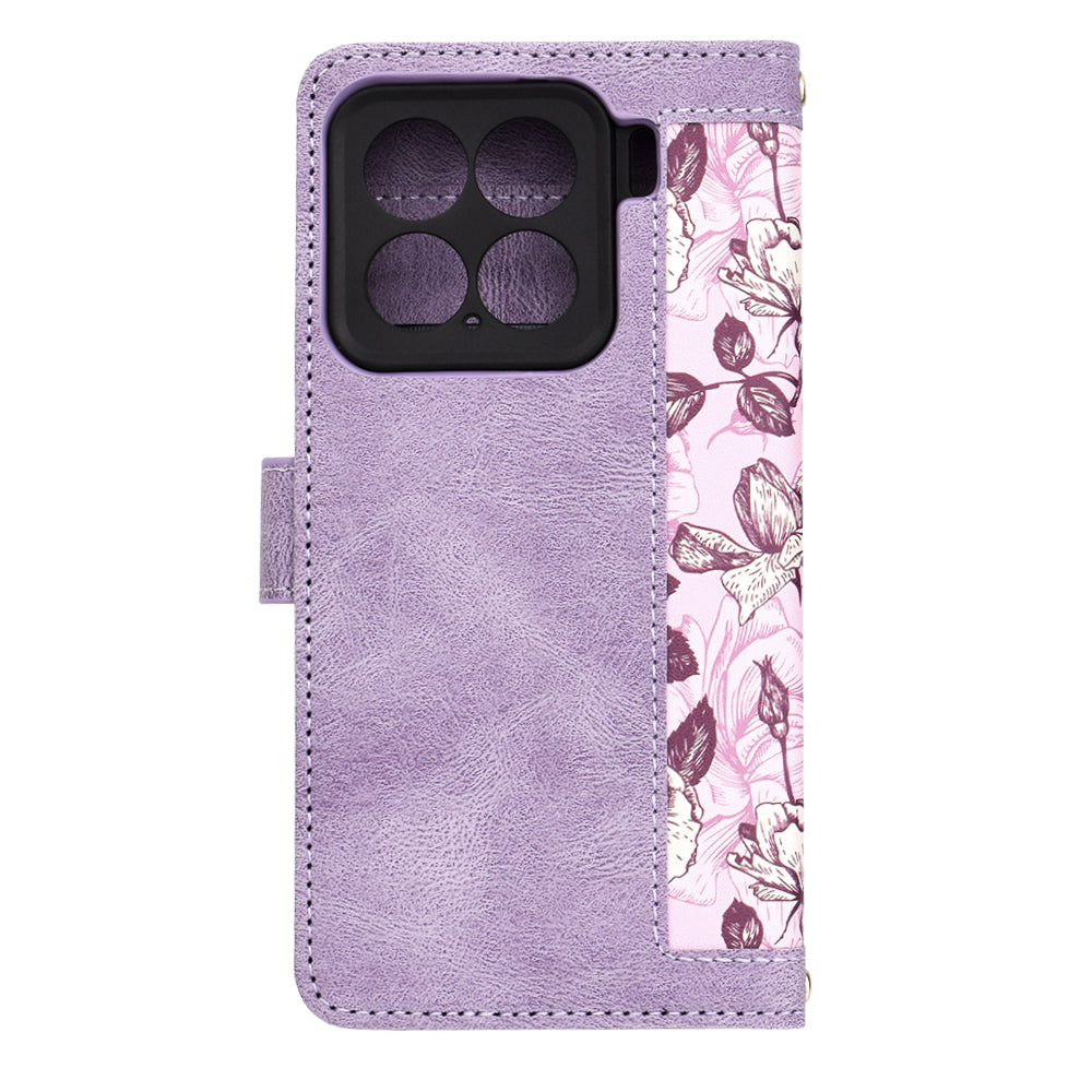 Ovitek za Xiaomi 15, Techsuit, FlipCraft, Vijoličen