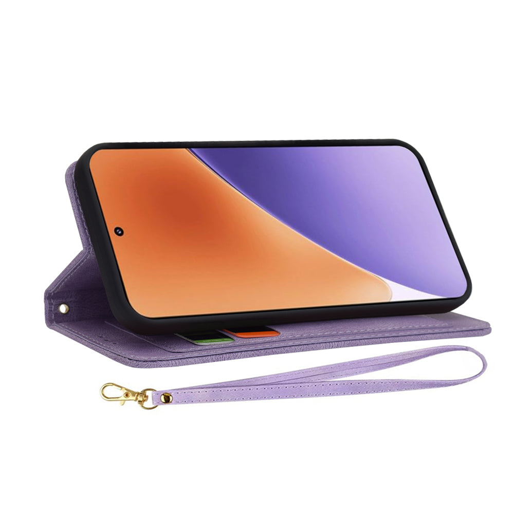 Ovitek za Xiaomi 15, Techsuit, FlipCraft, Vijoličen