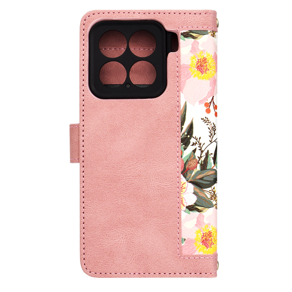 Ovitek za Xiaomi 15, Techsuit, FlipCraft, roza