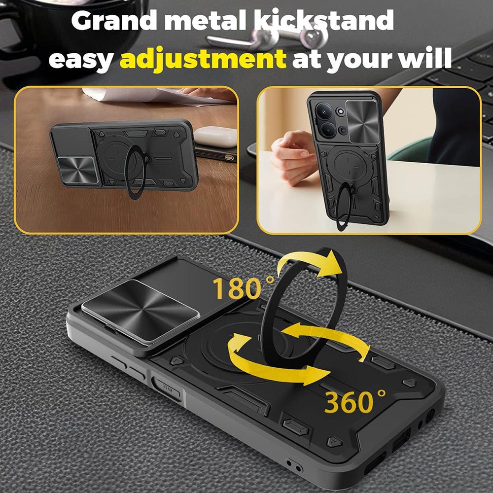 Ovitek za Xiaomi 15T Pro, Techsuit, CamGuard Pro, Črn