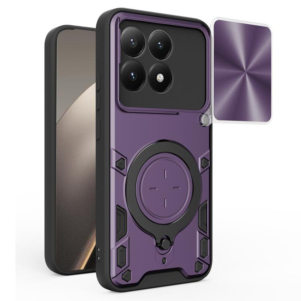 Ovitek za Xiaomi 15T, Techsuit, CamGuard Pro, Vijolična