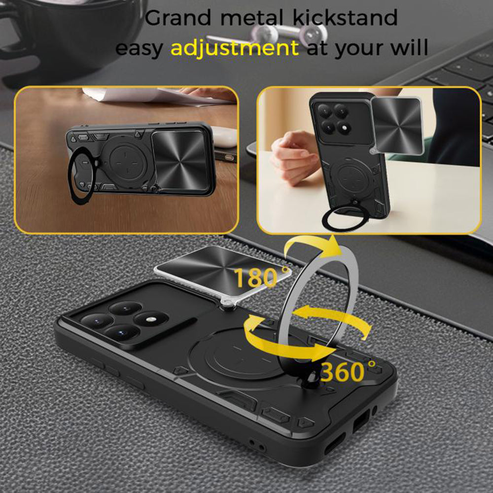 Ovitek za Xiaomi 15T, Techsuit, CamGuard Pro, Vijolična