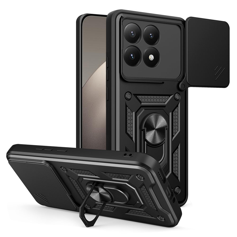 Ovitek za Xiaomi 15T, Techsuit, CamShield, Črn