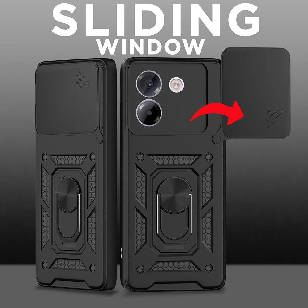 Ovitek za Xiaomi 15T, Techsuit, CamShield, Črn