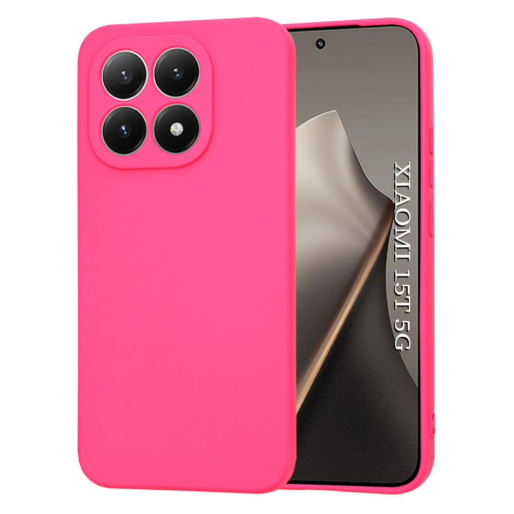 Ovitek za Xiaomi 15T, Techsuit, SoftFlex, Temno roza
