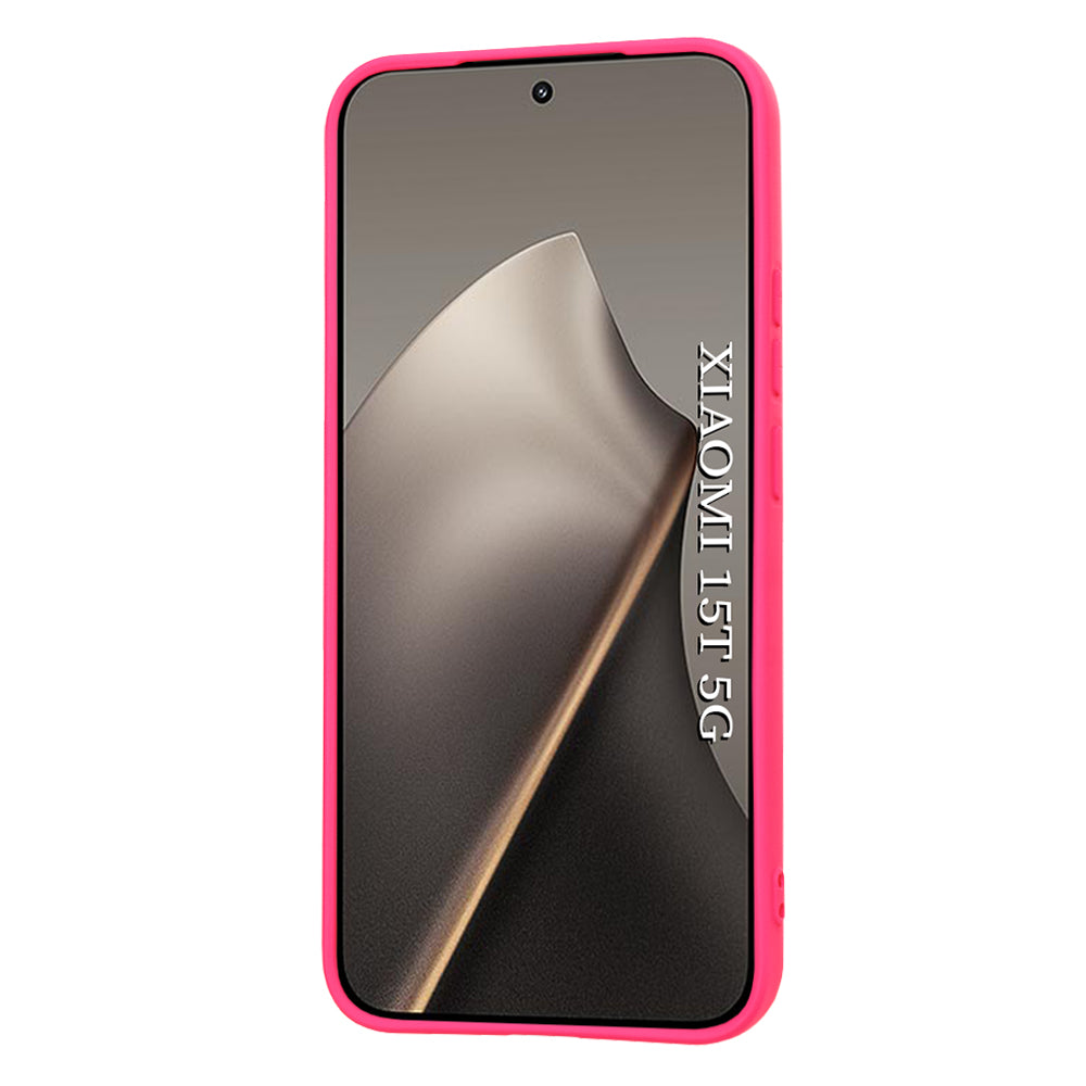 Ovitek za Xiaomi 15T, Techsuit, SoftFlex, Temno roza