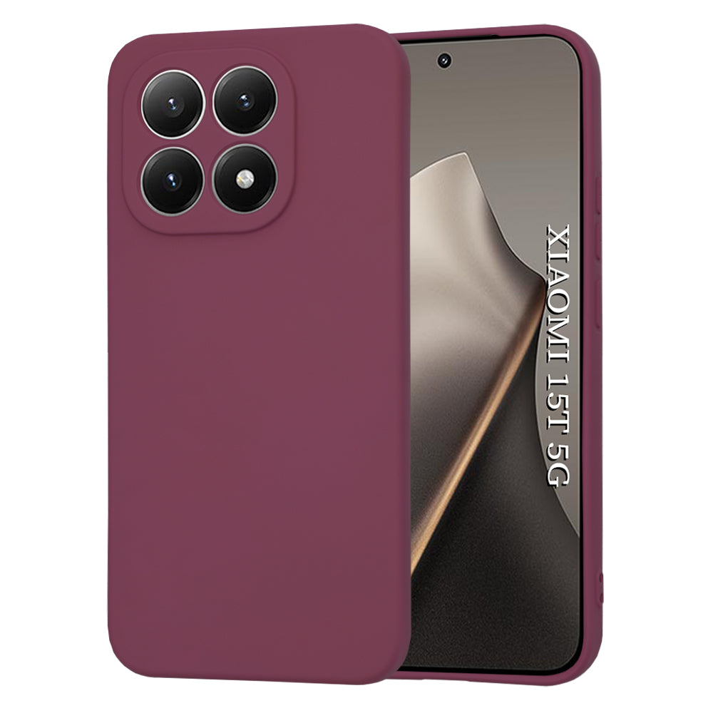 Ovitek za Xiaomi 15T, Techsuit, SoftFlex, Češnjeva
