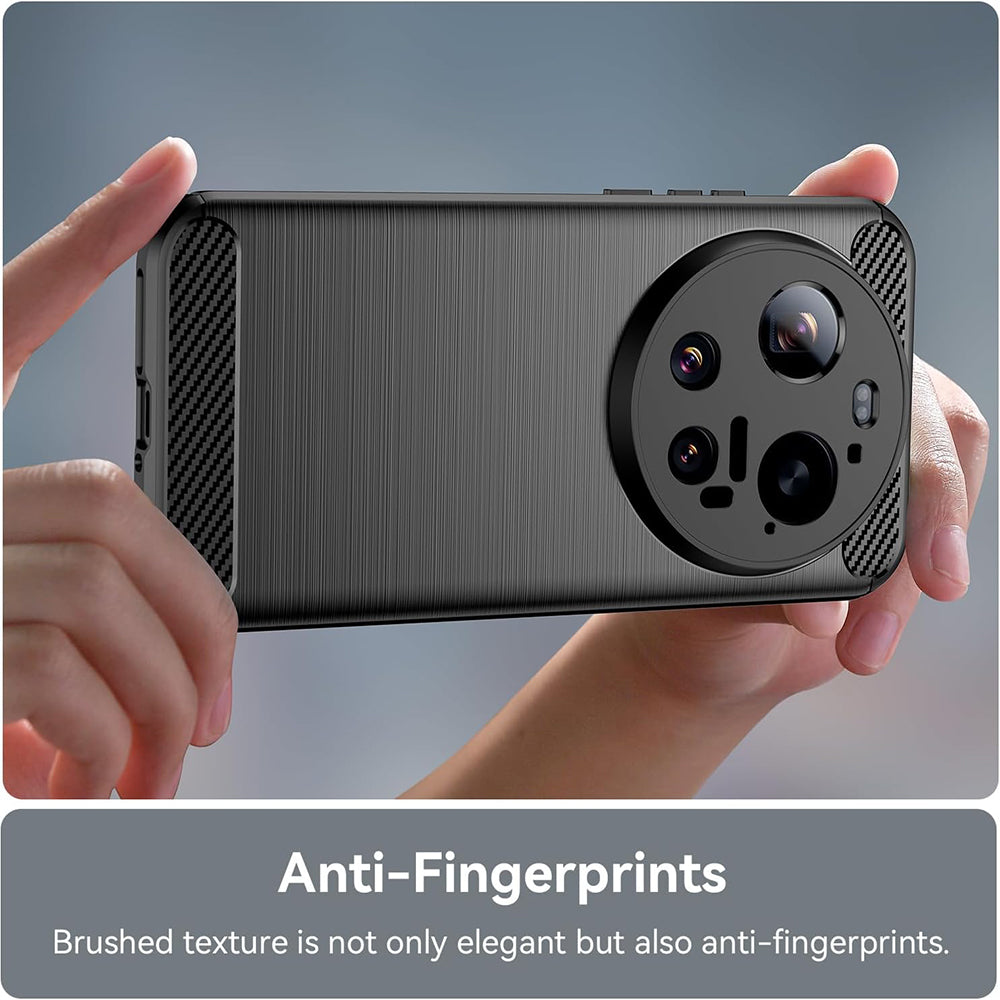 Ovitek za Xiaomi 17 Ultra, Techsuit, Carbon, Modra
