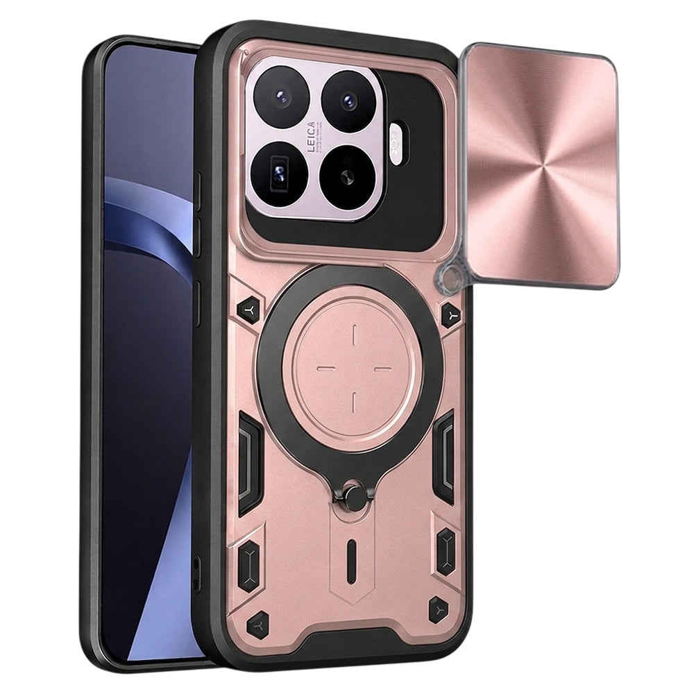 Ovitek za Xiaomi 17T Pro, Techsuit, CamGuard Pro, rožnato zlata