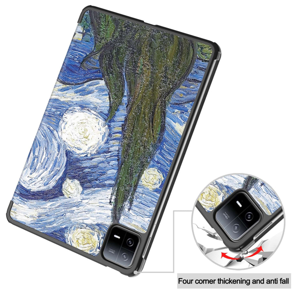 Ovitek za Xiaomi Pad 6 / 6 Pro, Techsuit, FoldPro Starry Night, večbarven