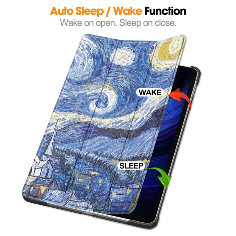 Ovitek za Xiaomi Pad 6 / 6 Pro, Techsuit, FoldPro Starry Night, večbarven