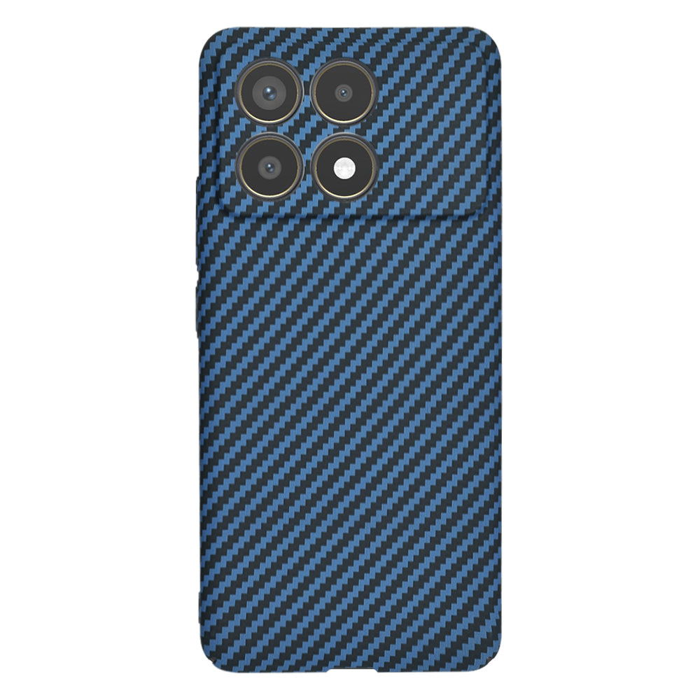 Ovitek za Xiaomi Poco F6 Pro, Techsuit, Carbonite FiberShell, Turkizna