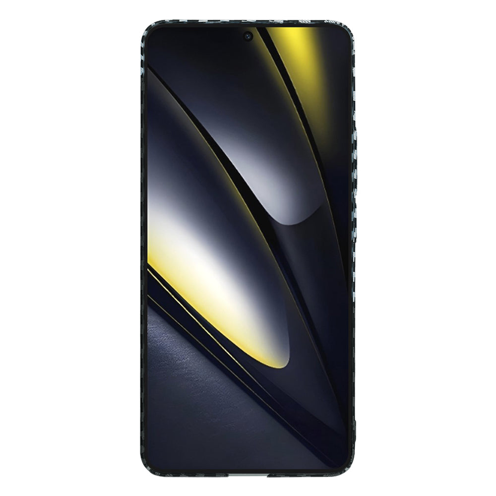 Ovitek za Xiaomi Poco F6, Techsuit, Carbonite FiberShell, Črno Siva