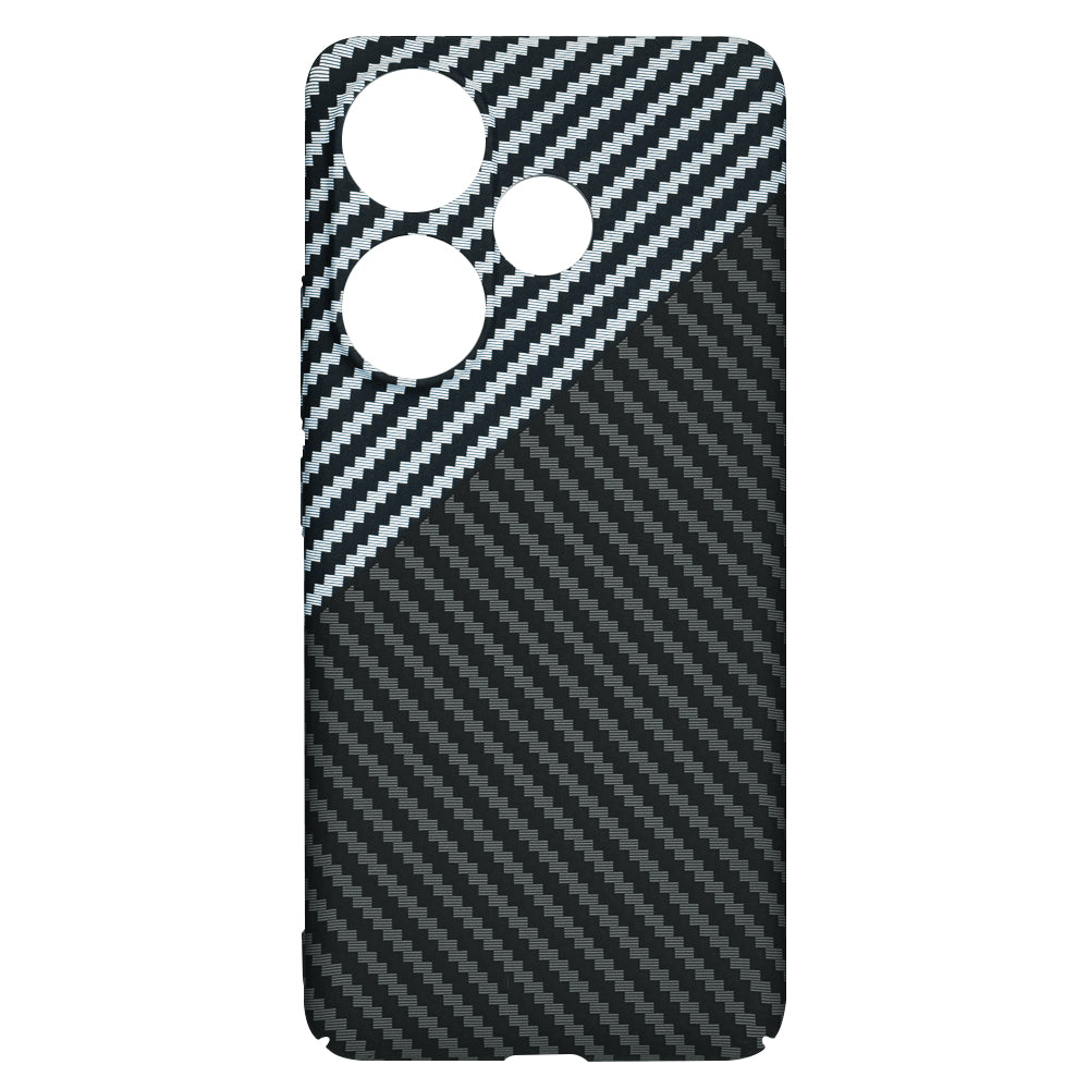 Ovitek za Xiaomi Poco F6, Techsuit, Carbonite FiberShell, Črno Siva