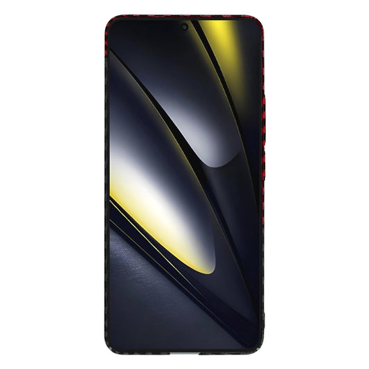 Ovitek za Xiaomi Poco F6, Techsuit, Carbonite FiberShell, Črno Rdeč