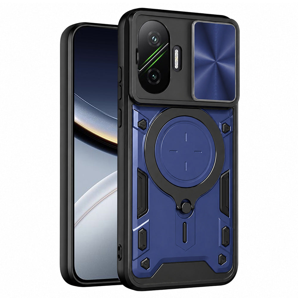 Ovitek za Xiaomi Poco F7, Techsuit, CamGuard Pro, modra