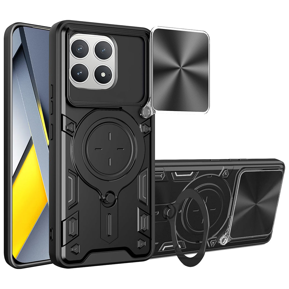 Ovitek za Xiaomi Poco F8 Pro, Techsuit, CamGuard Pro, Črn