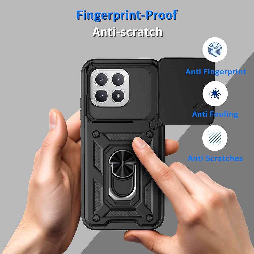 Ovitek za Xiaomi Poco F8 Pro, Techsuit, CamShield, Črn