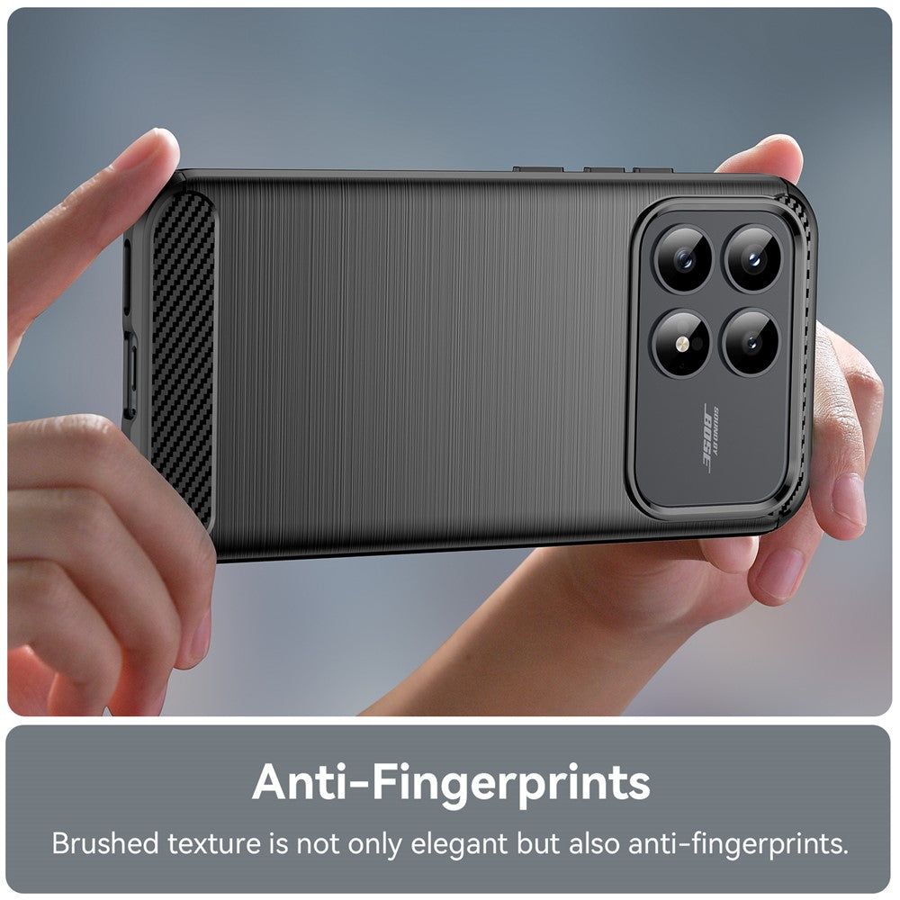 Ovitek za Xiaomi Poco F8 Pro, Techsuit, Carbon, Črn