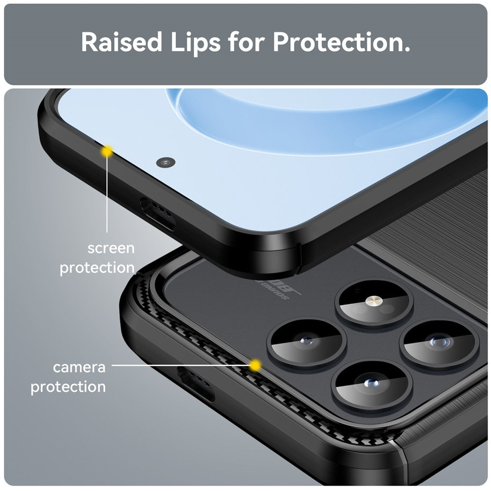 Ovitek za Xiaomi Poco F8 Pro, Techsuit, Carbon, Črn