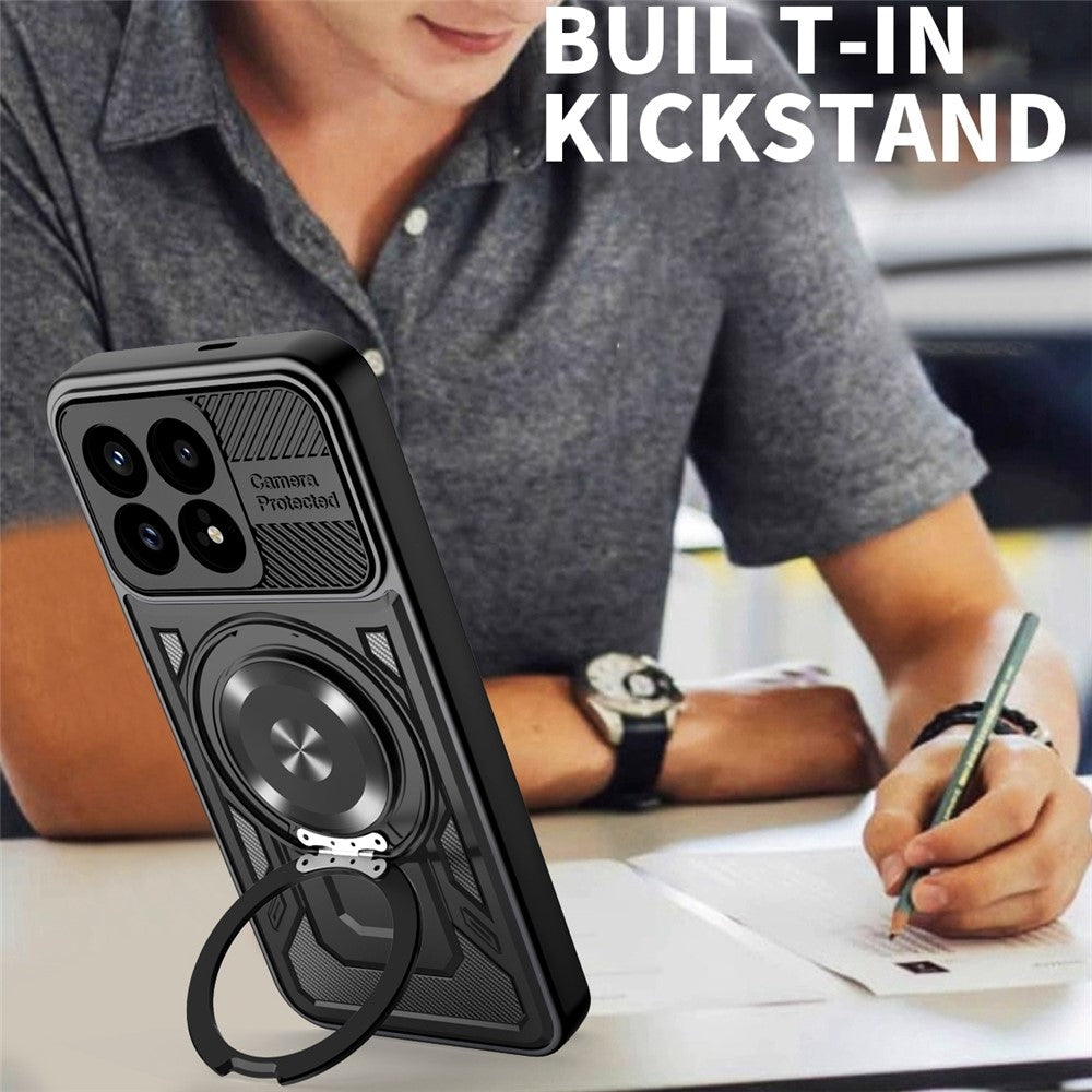 Ovitek za Xiaomi Poco F8 Pro, Techsuit, RuggedCam, Črn