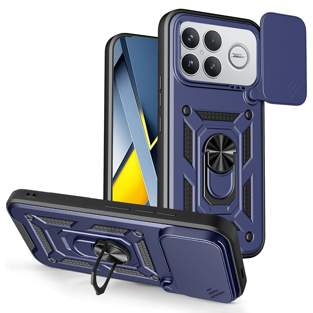 Ovitek za Xiaomi Poco F8 Ultra, Techsuit, CamShield, Modra