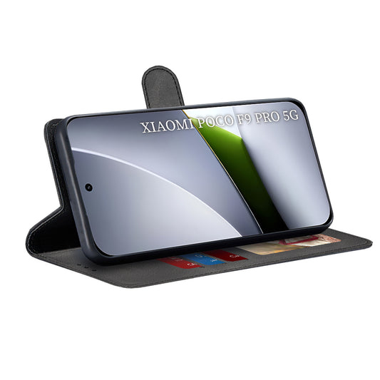 Ovitek za Xiaomi Poco F9 Pro, Techsuit, Diary Book, črnega videza