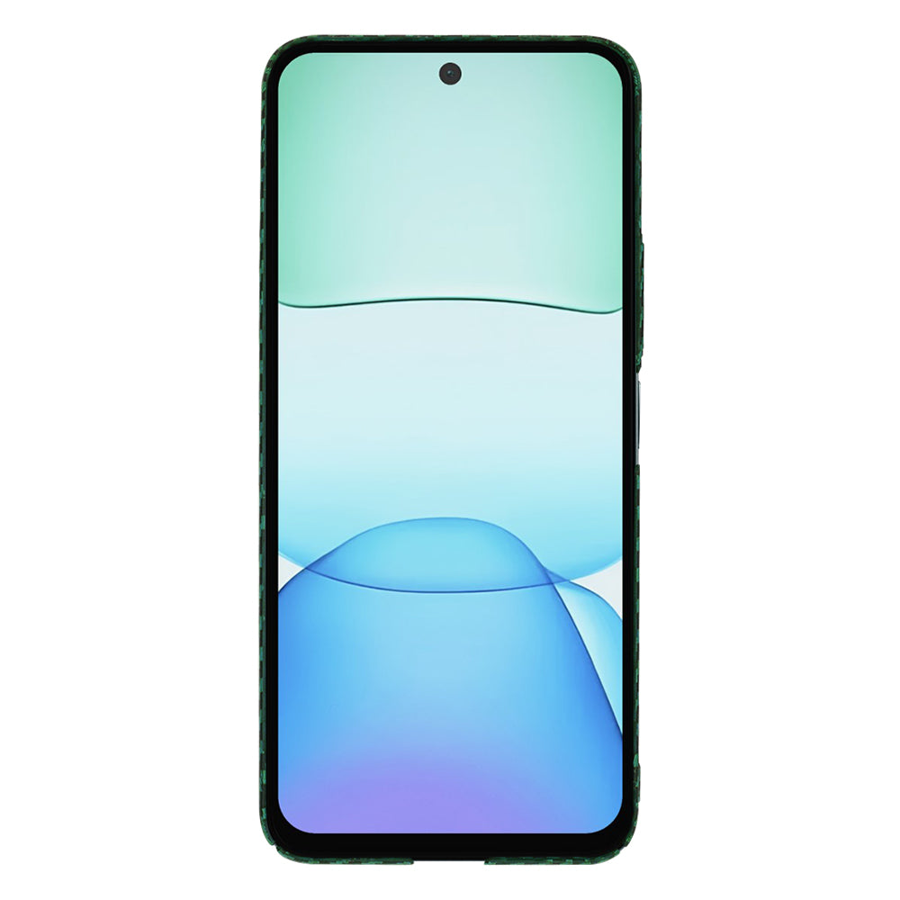 Ovitek za Xiaomi Poco M6 4G / Redmi 13, Techsuit, Carbonite FiberShell, Zelen