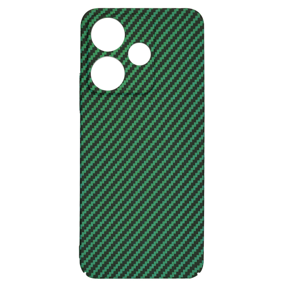 Ovitek za Xiaomi Poco M6 4G / Redmi 13, Techsuit, Carbonite FiberShell, Zelen