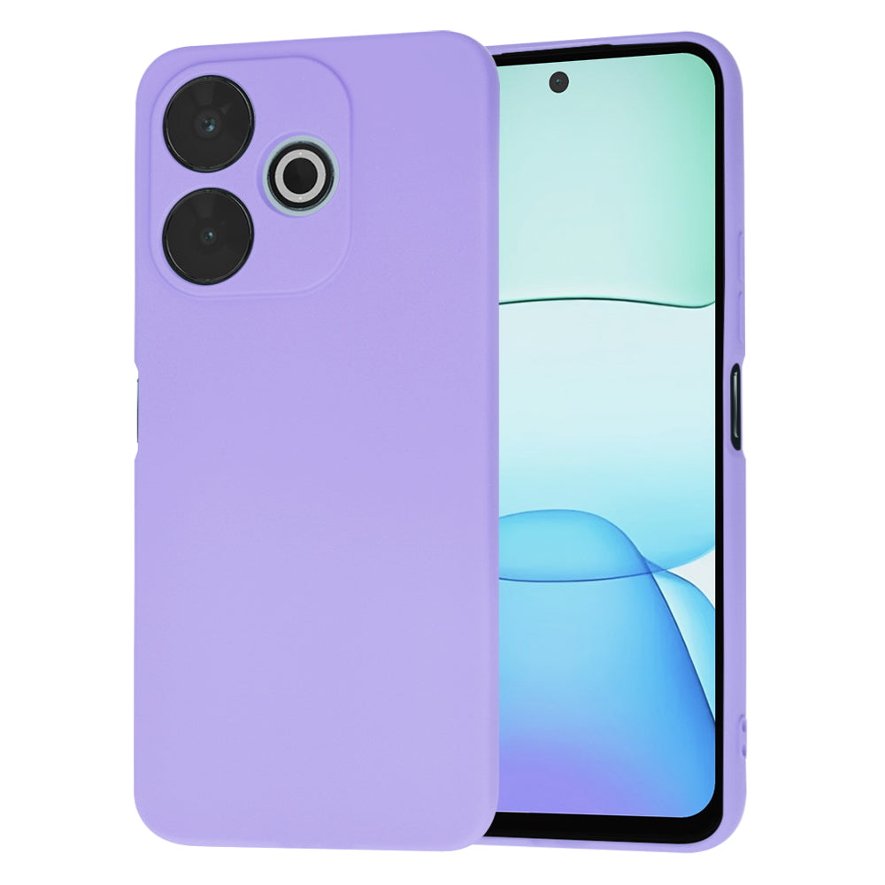 Ovitek za Xiaomi Poco M6 4G / Redmi 13, Techsuit, SoftFlex, Svetlo vijolična