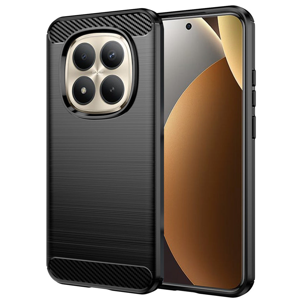 Ovitek za Xiaomi Poco M8 Pro / Redmi Note 15 Pro+ 5G, Techsuit, Carbon, Črn