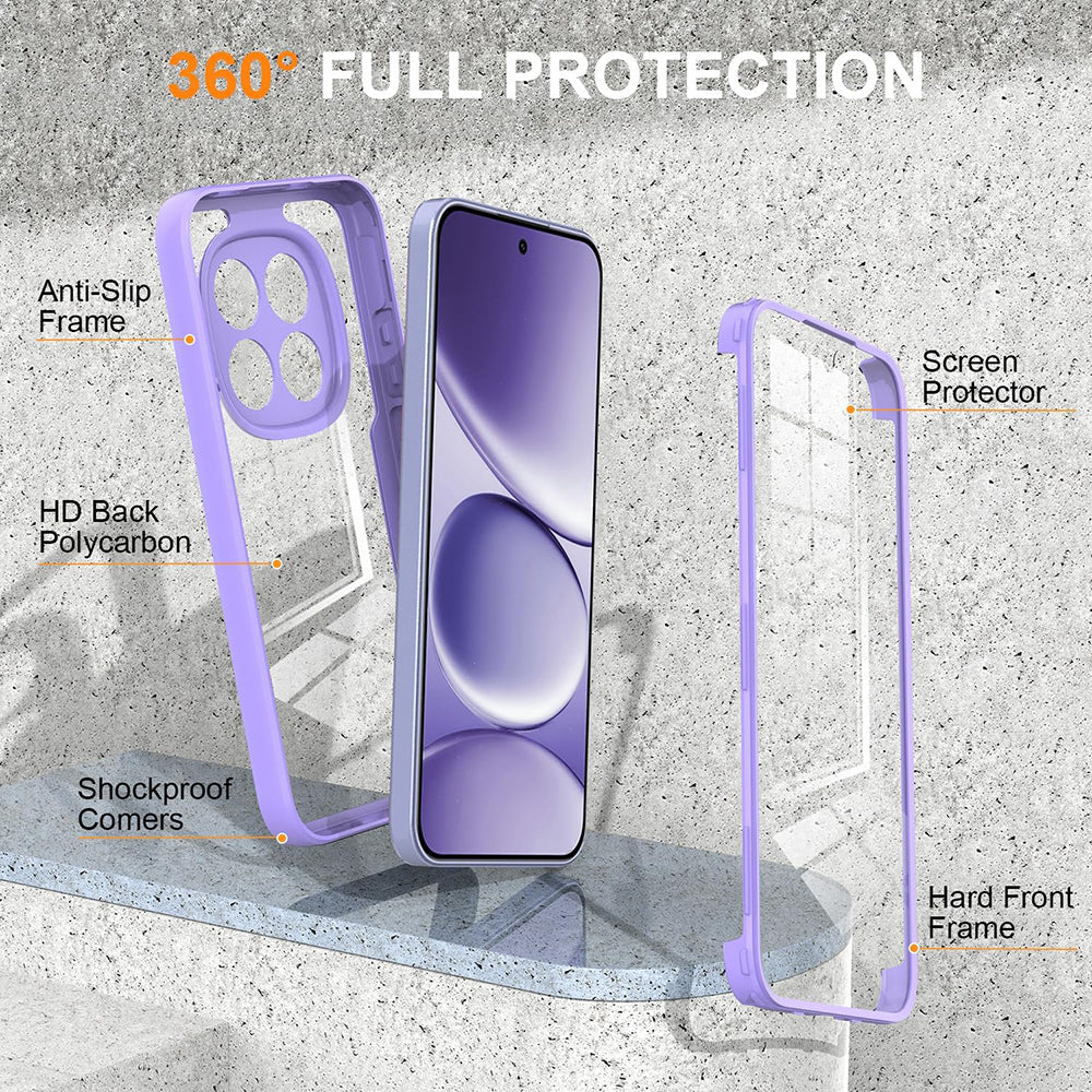Ovitek za Xiaomi Poco M8 Pro / Redmi Note 15 Pro+ 5G, Techsuit, ColorVerse 360, Vijolična