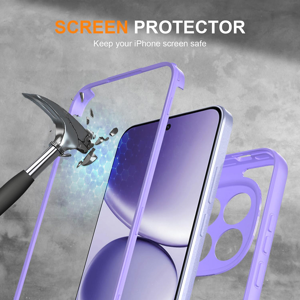 Ovitek za Xiaomi Poco M8 Pro / Redmi Note 15 Pro+ 5G, Techsuit, ColorVerse 360, Vijolična
