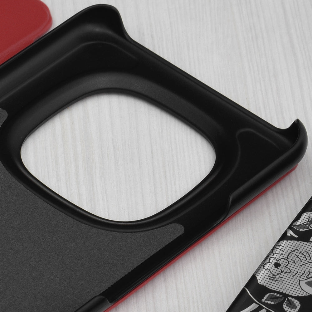 Ovitek za Xiaomi Poco M8 Pro / Redmi Note 15 Pro+ 5G, Techsuit, eFold, Rdeča