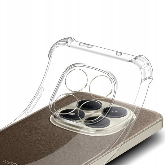 Ovitek za Xiaomi Poco M8 Pro / Redmi Note 15 Pro+ 5G, Techsuit, Shockproof Clear, Prozoren