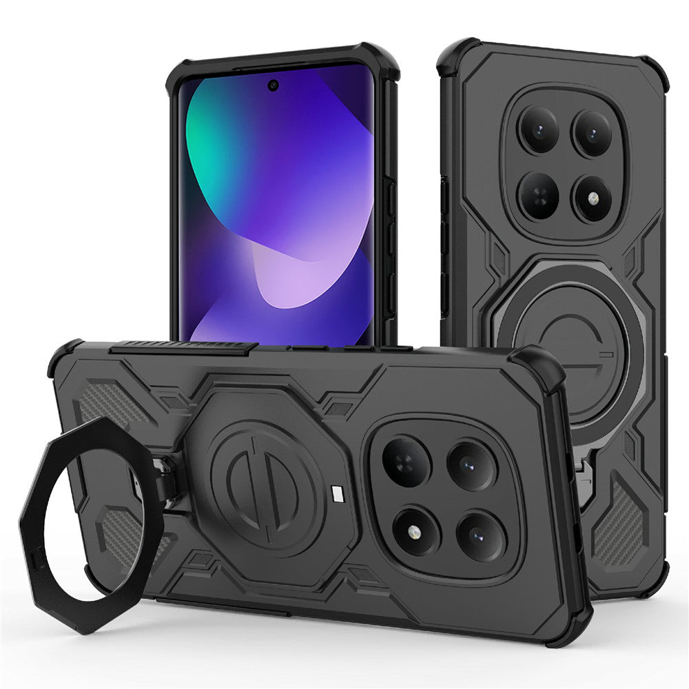 Ovitek za Xiaomi Poco M8 / Redmi Note 15 5G, Techsuit, Carbon Shield Pro, Črn