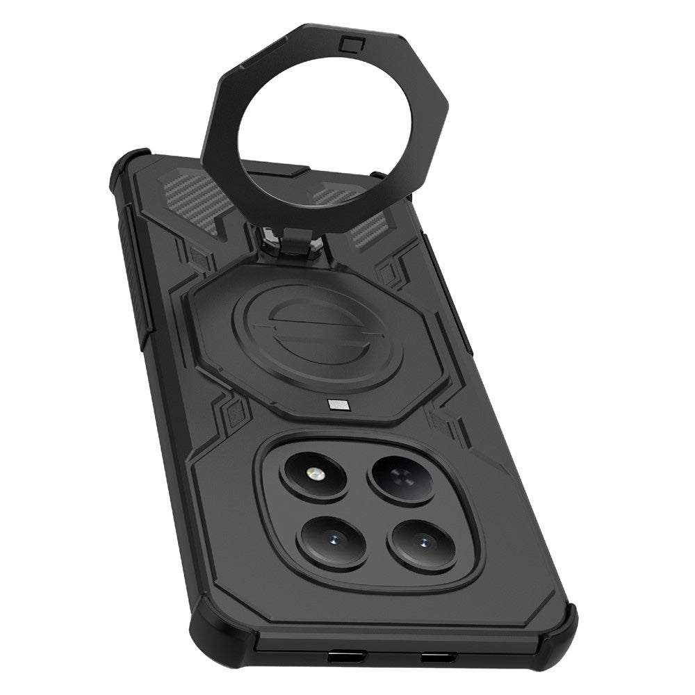 Ovitek za Xiaomi Poco M8 / Redmi Note 15 5G, Techsuit, Carbon Shield Pro, Črn