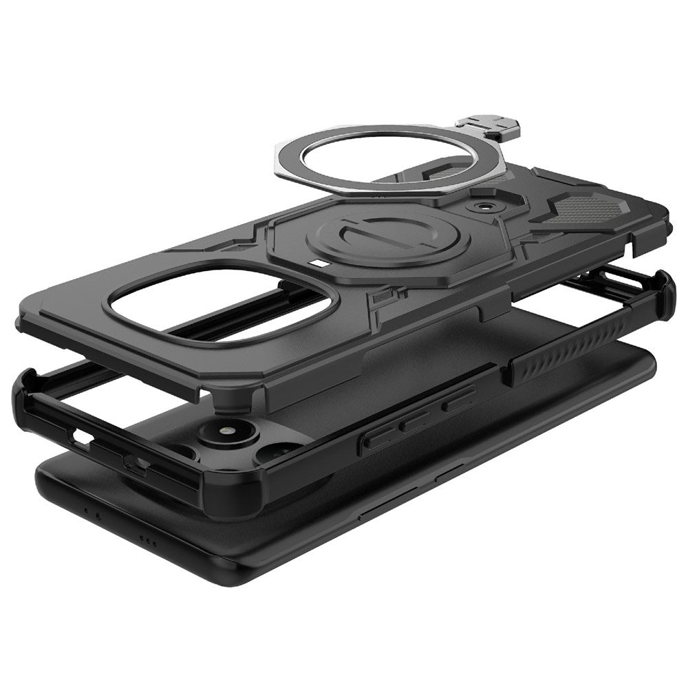 Ovitek za Xiaomi Poco M8 / Redmi Note 15 5G, Techsuit, Carbon Shield Pro, Črn