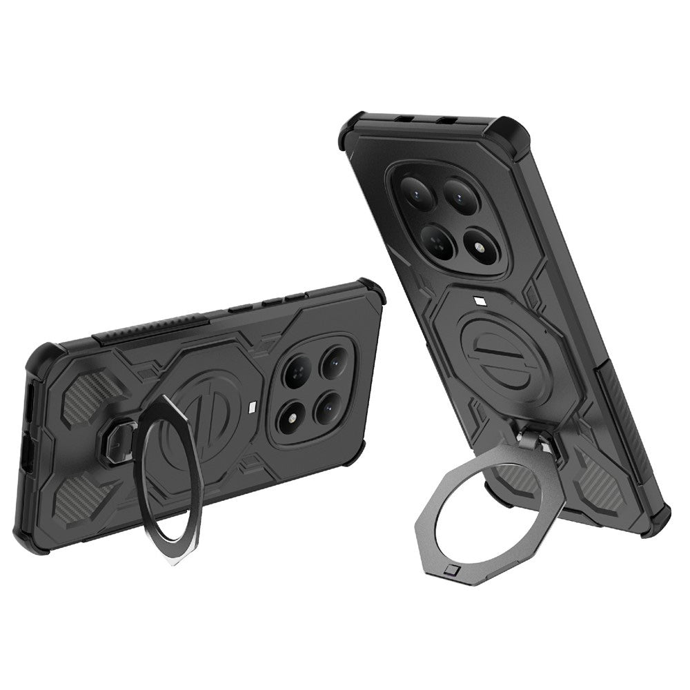 Ovitek za Xiaomi Poco M8 / Redmi Note 15 5G, Techsuit, Carbon Shield Pro, Črn