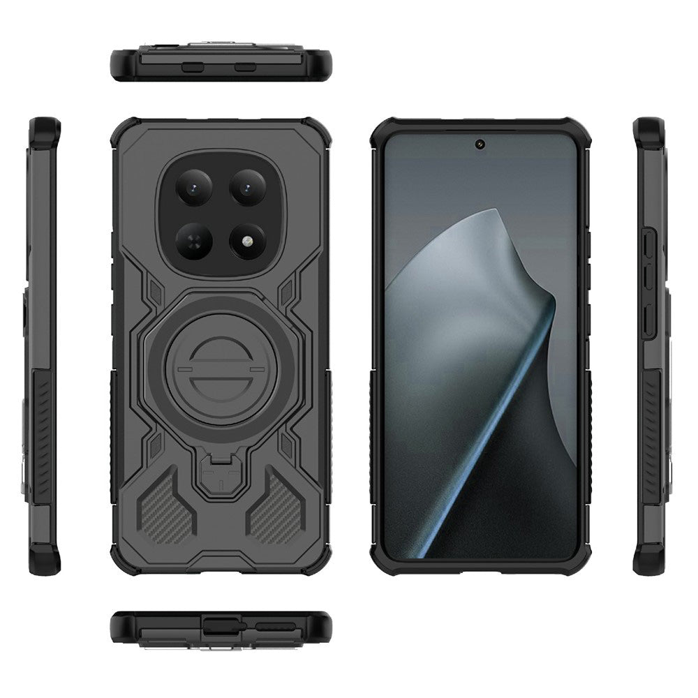 Ovitek za Xiaomi Poco M8 / Redmi Note 15 5G, Techsuit, Carbon Shield Pro, Črn