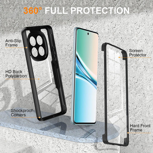 Ovitek za Xiaomi Poco M8 / Redmi Note 15 5G, Techsuit, ColorVerse 360, Črn